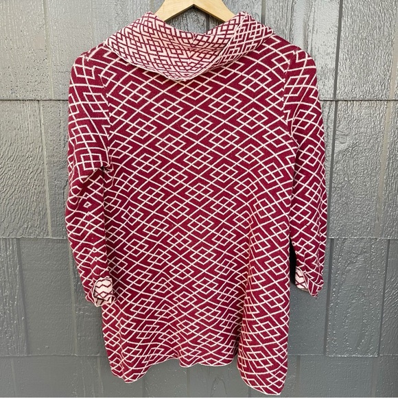 ANTHROPOLOGIE MOTH Cowl Neck Burgundy Alpaca Blend Sweater Size XS - Picture 7 of 11